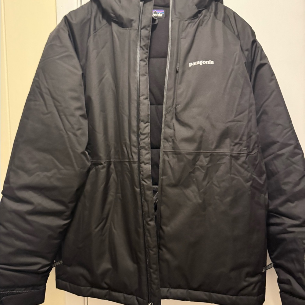 Patagonia Boy’s Black Hooded Puffer Jacket